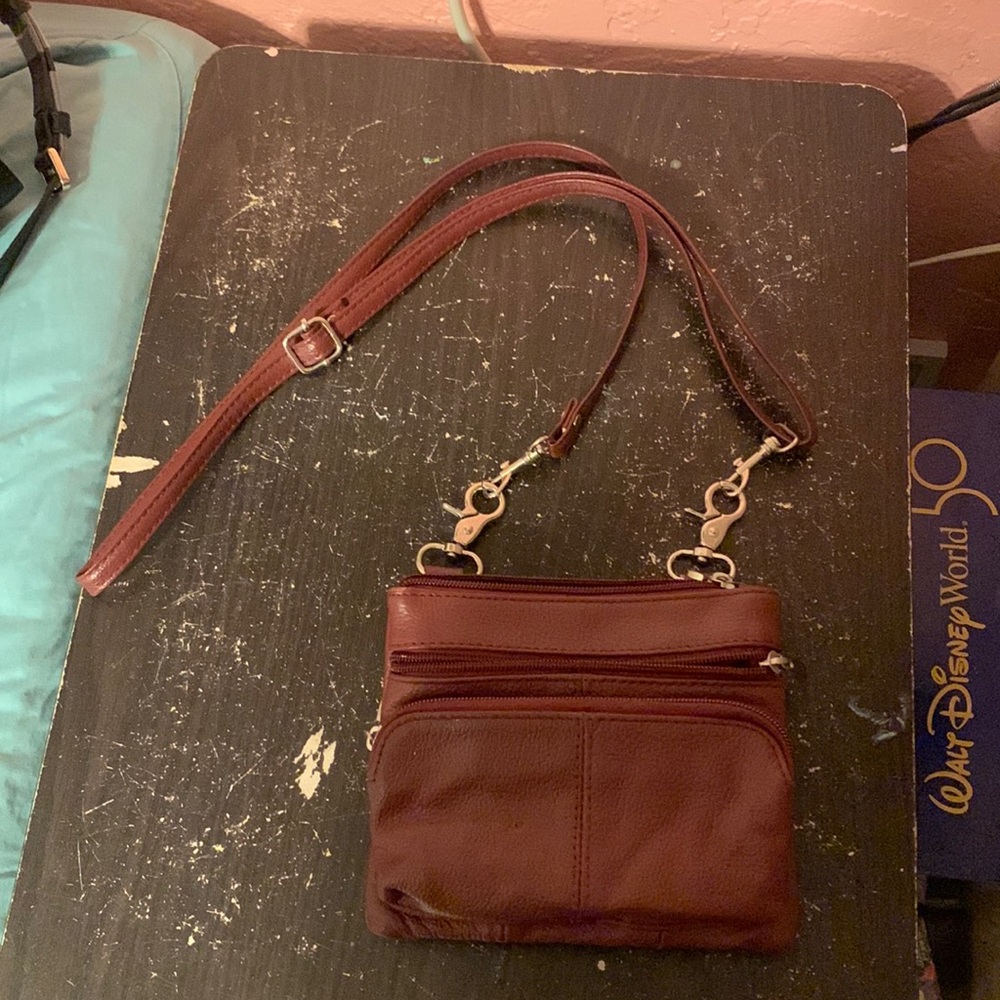 Red crossbody